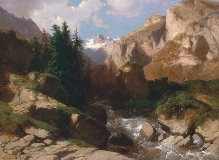 Alexandre Calame Calame oil painting image